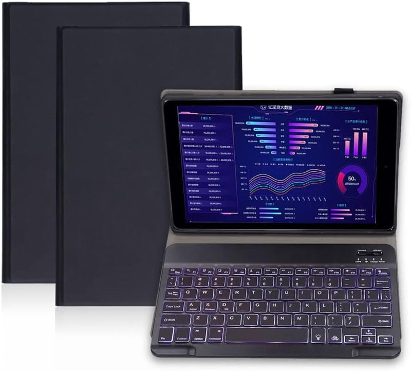 Annadue Tastatur Hülle für Lenovo Tab M10 FHD Plus 10,3 Zoll X606F,Slim Schutzhülle mit Abnehmbarer