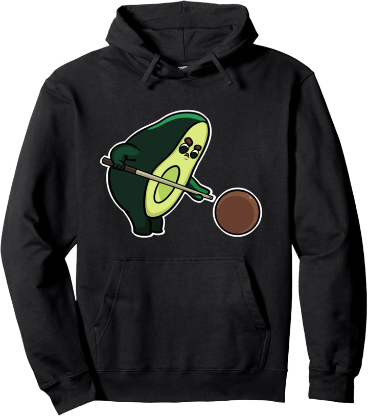 Avocado Frucht Billard Sport Hobby Freizeit Geschenk Pullover Hoodie