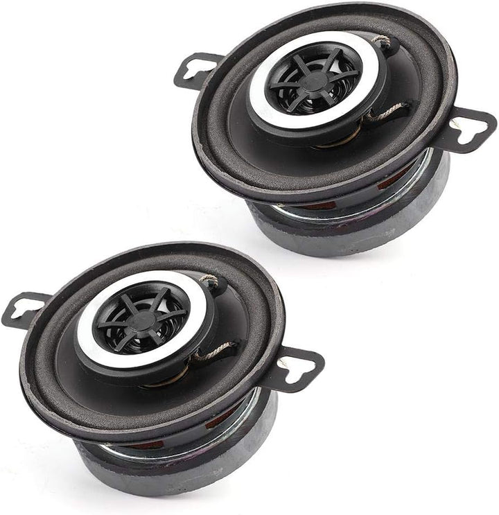 Tbest Auto Koaxial-Lautsprecher Set - 2 Stück 3,5 Zoll 200W Hochtöner Stereo Musik HiFi Lautsprecher