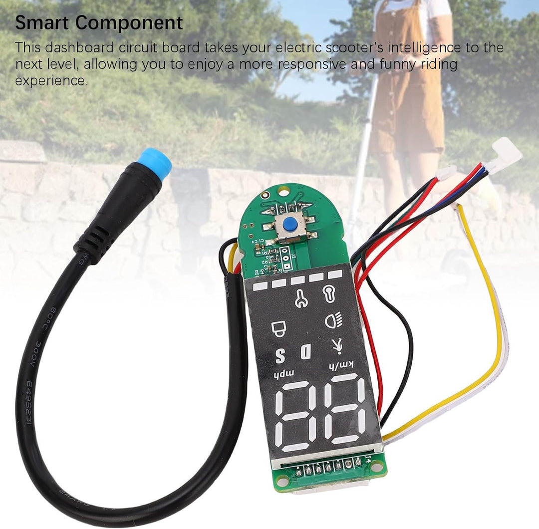 Elektroroller Dashboard für Xiaomi M365 Pro/Pro 2/1S, Klare Datenanzeige E-Scooter Bluetooth Armatur