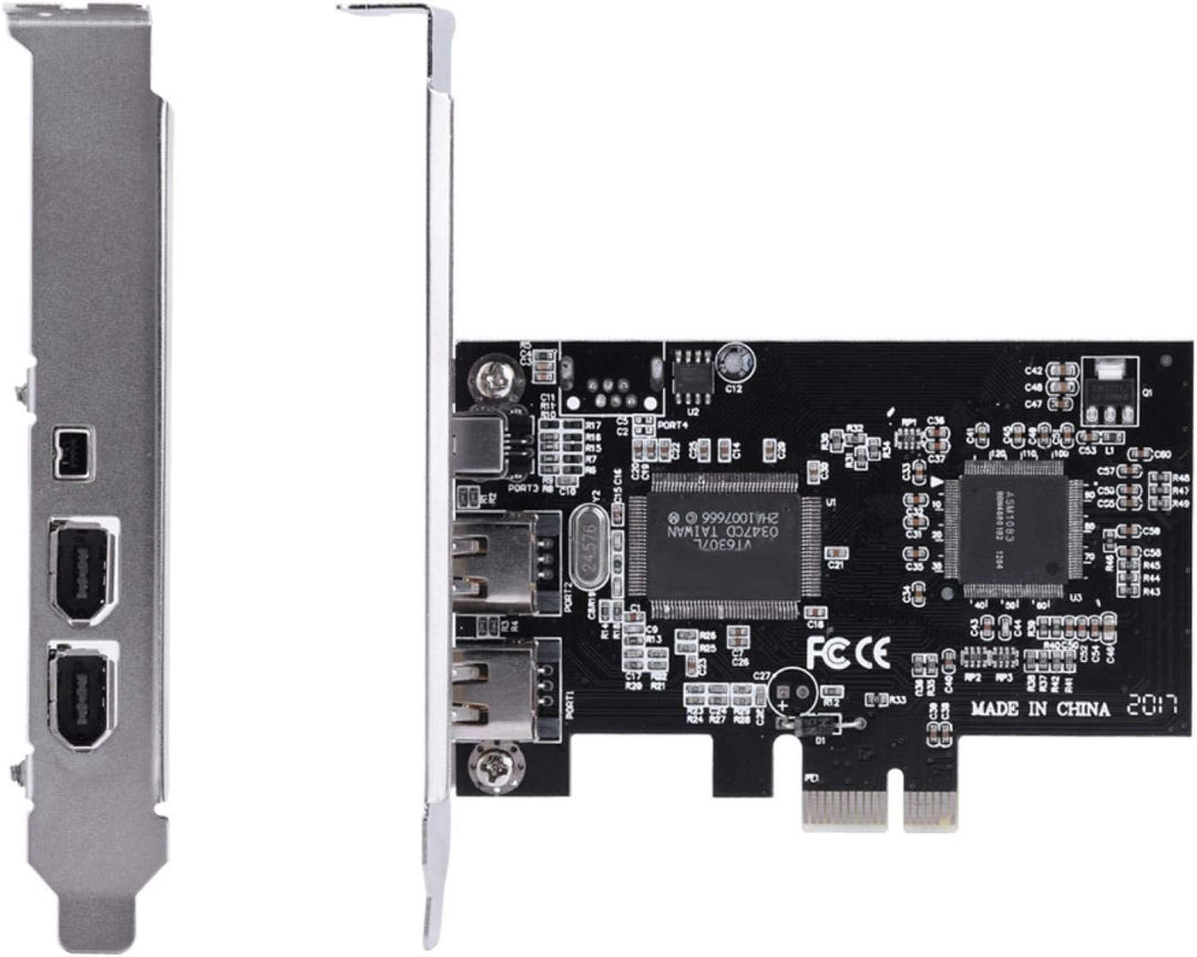PCIE FireWire-Karte, PCI-E PCI Express FireWire 1394a IEEE 1394-Controllerkarte mit Firewire-Kabel f