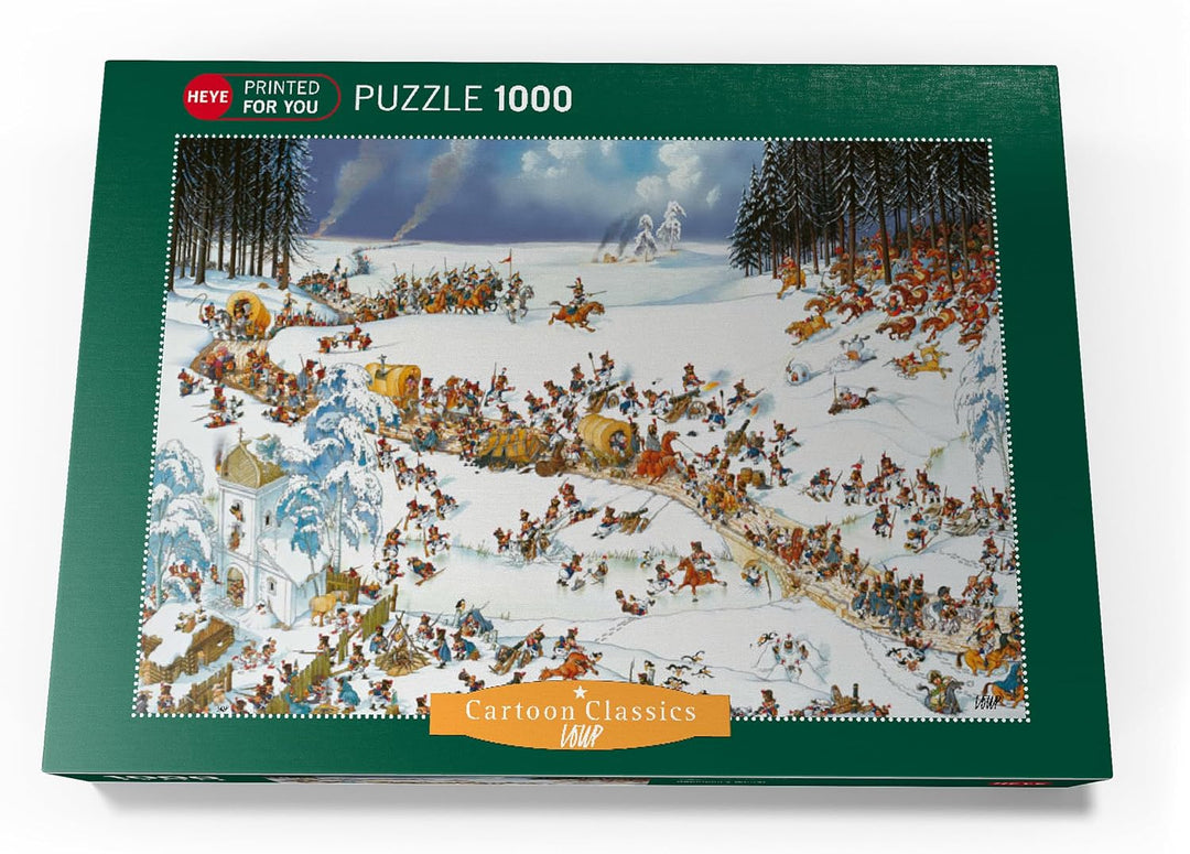 Napoleon's Winter - Jean-Jacques Loup - Cartoon Classics - Premium 1000 Teile Puzzle - MyPuzzle Sond
