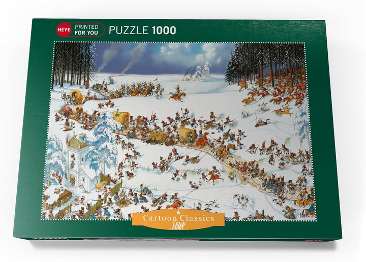 Napoleon's Winter - Jean-Jacques Loup - Cartoon Classics - Premium 1000 Teile Puzzle - MyPuzzle Sond