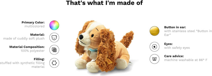 Steiff 024610 Hund Susi 24cm bunt Disney
