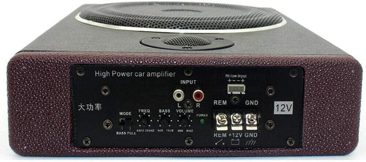 panfudongk Car Subwoofer Auto Set | Aktiv Subwoofer für Auto | Leistungsstarker 8-Zoll Subwoofer | T