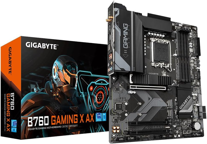 Gigabyte B760 Gaming X AX (Sockel 1700/B760/DDR5/S-ATA 6Gb/s/ATX)