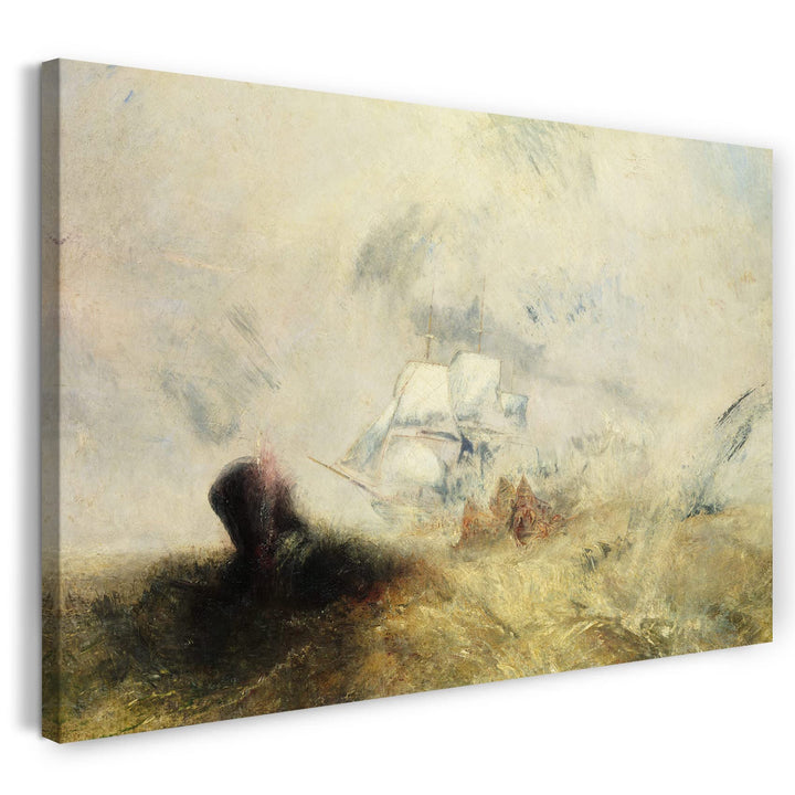 Printed Paintings Leinwand (80x60cm): William Turner - Whalers 80x60 cm, 80x60 cm