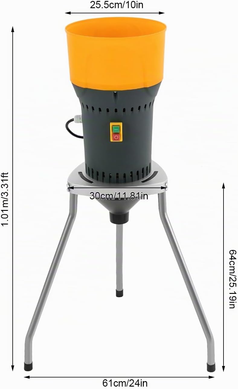 Elektrische Getreidemühle Mühle Kornmühle Getreidemühle Futtermühle mit 5 Schleifsiebe für Getreide