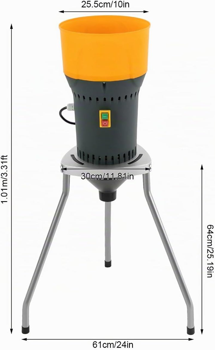 Elektrische Getreidemühle Mühle Kornmühle Getreidemühle Futtermühle mit 5 Schleifsiebe für Getreide