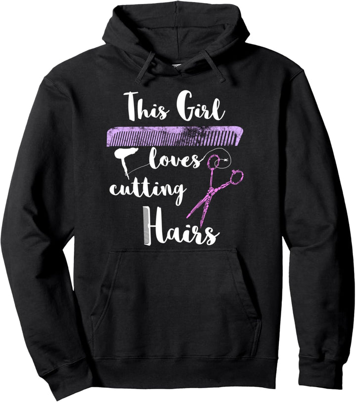 Friseur Mädels Friseurin Friseur Salon Frisör Hairstylist Pullover Hoodie