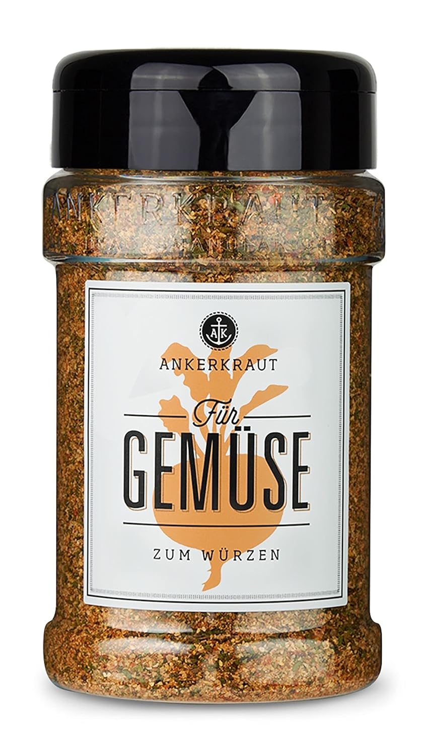 Ankerkraut 'Einfach kochen' Set, 6 Gewürz Streuer im Bundle, für Geflügel, Fisch, Hack, Gemüse, Scha