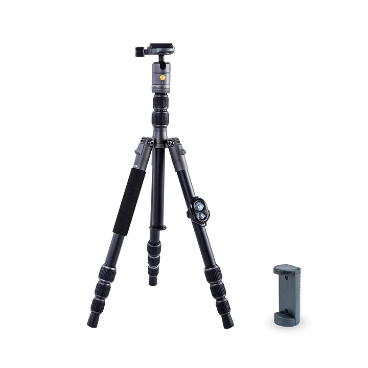 Vanguard VEO 3GO 204AB Reisestativ aus Aluminium Silber Tripod, Tripod