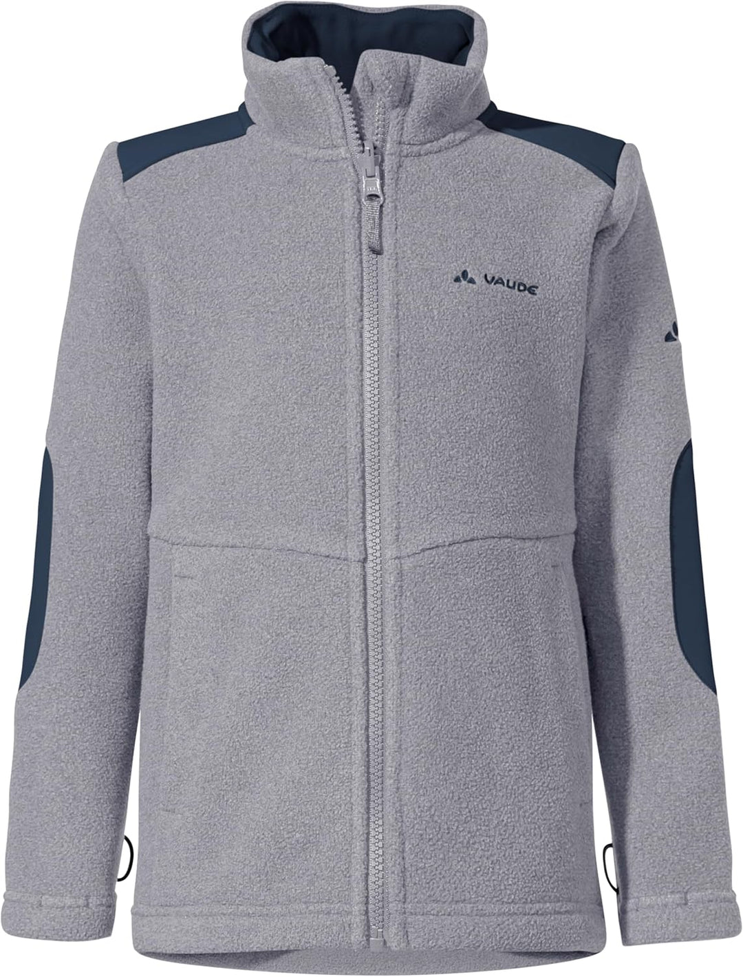 VAUDE Unisex Baby Kids Caprea Fleece Jacket Ii Jacke 8 Jahre grau-meliert, 8 Jahre grau-meliert