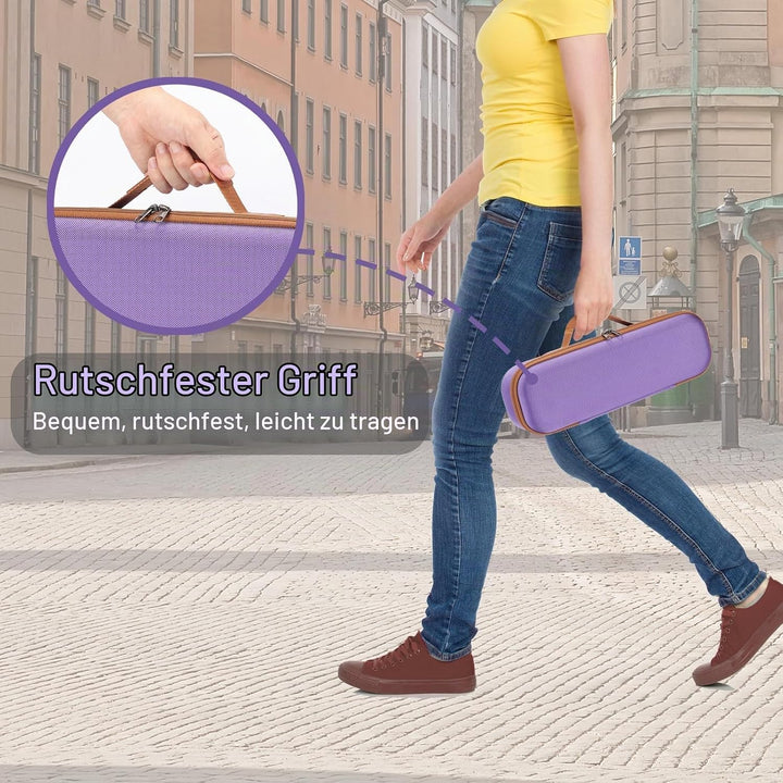 RAIACE Hartschalen-Aufbewahrungskoffer, kompatibel mit Dyson Airstrait Glätteisen, Reise-Tragetasche