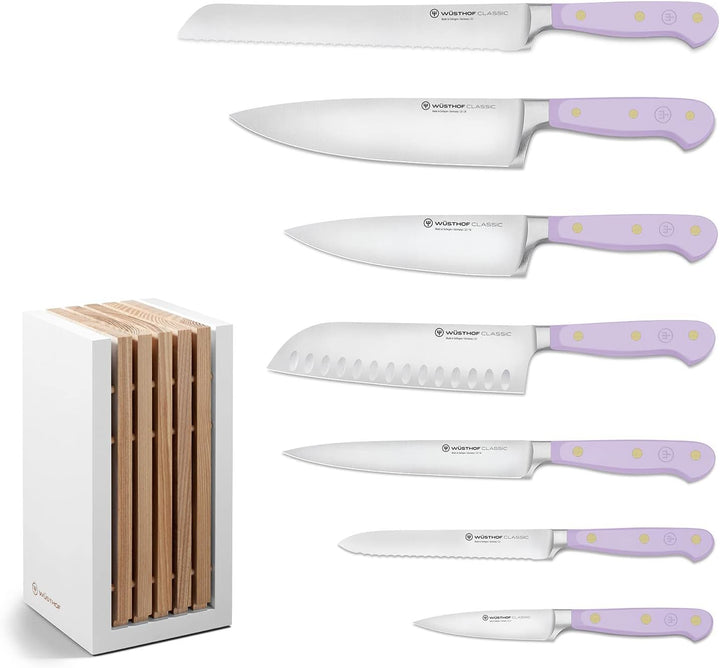 WÜSTHOF Classic Messerblock mit 7 Messern, Purple Yam (Lila), Purple Yam