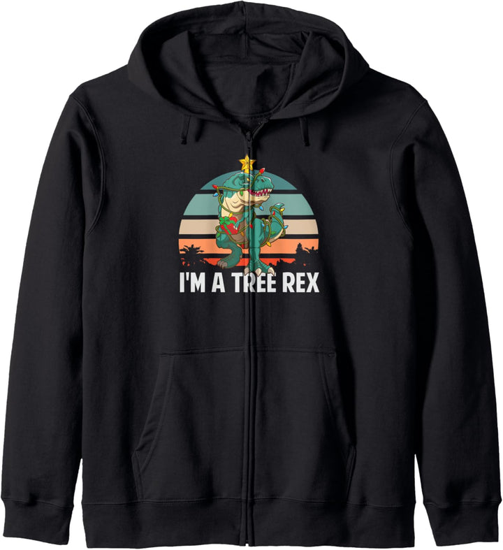 I'm A Tree Rex - Funny Christmas Tyrannosaurus Rex Dinosaur Kapuzenjacke