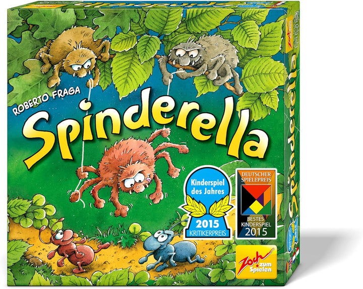 Zoch 601105077 Spinderella - Kinderspiel des Jahres 2015 - kindgerechtes Wettlaufspiel in unterschie