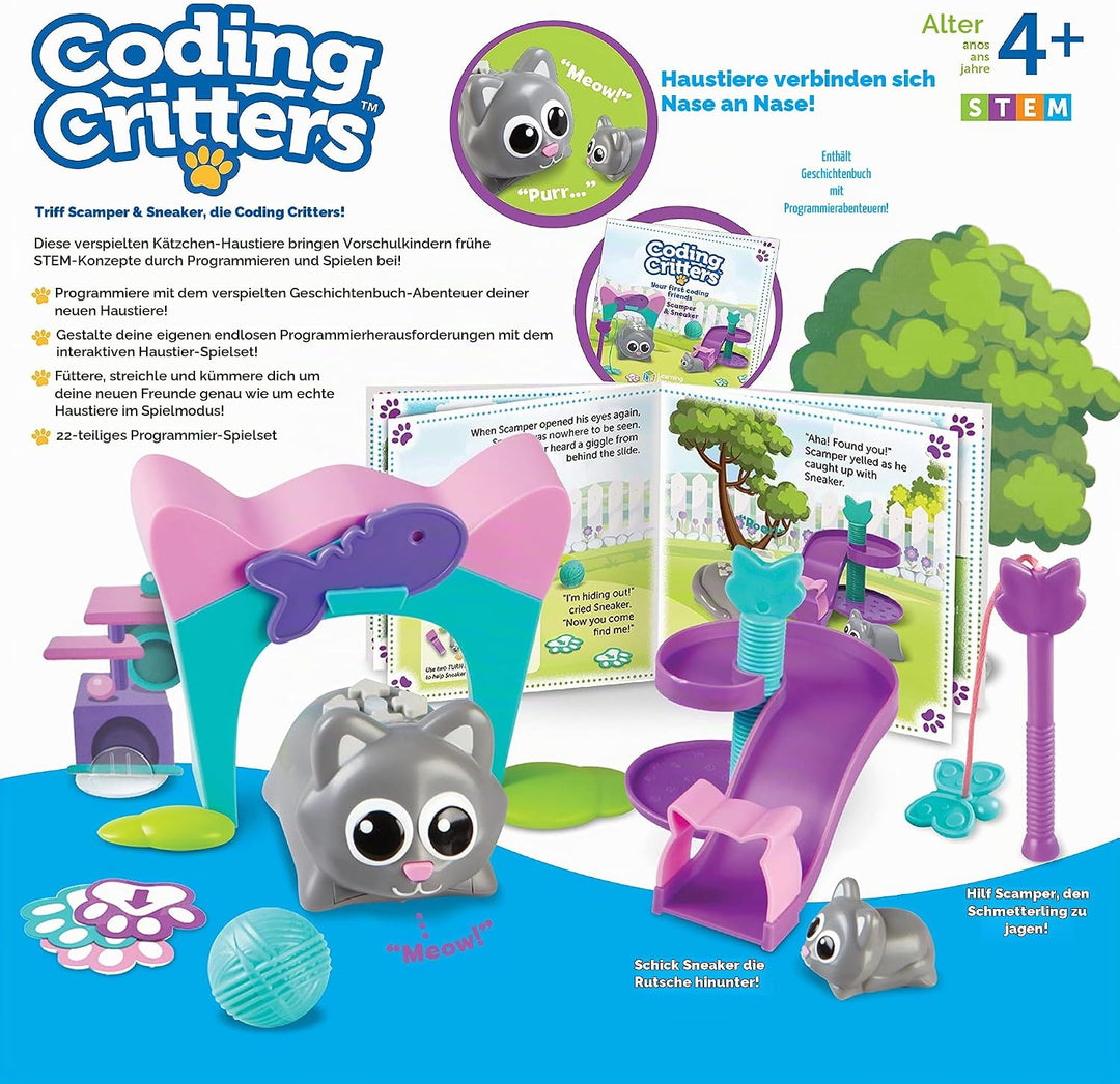 Learning Resources Coding Critters – Programmierbare Haustiere: Scamper &amp; Sneaker, Scamper &amp; Sneaker
