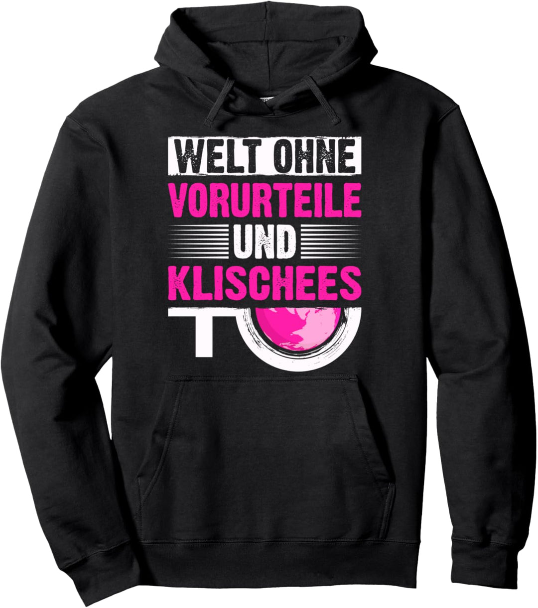 Internationaler Frauentag 2022, Vorurteile, Klischees, Damen Pullover Hoodie