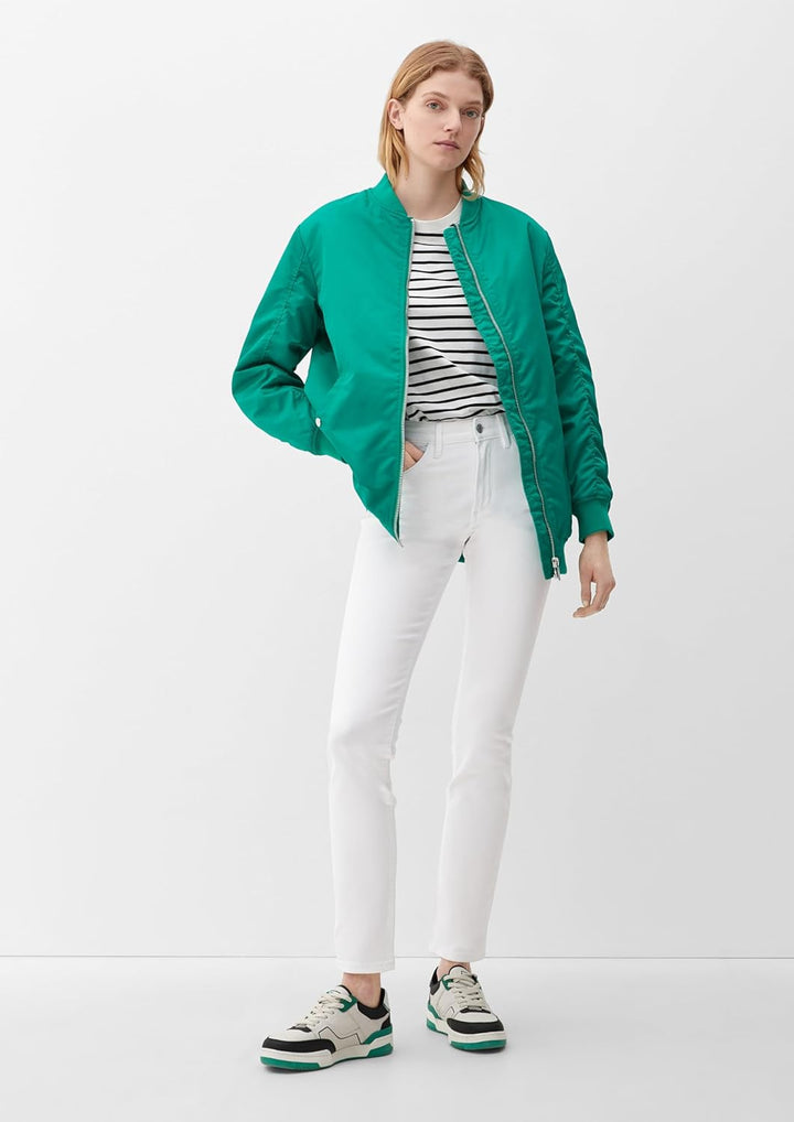 s.Oliver Damen Jeans, Betsy Slim Fit 32 Weiss, 32 Weiß
