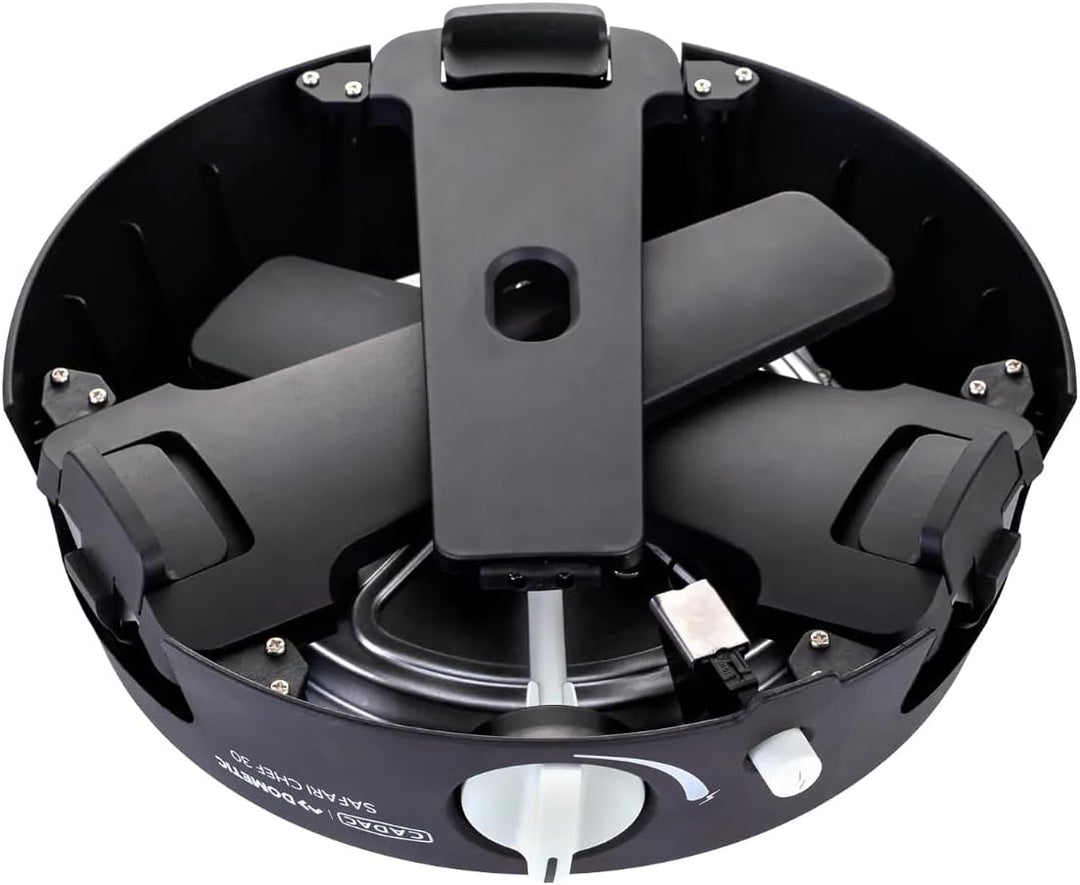 CADAC - Safari Chef 30 LP Deluxe + Pizzastein Pro 30 - Tragbarer Grill mit GreenGrill-Keramikbeschic