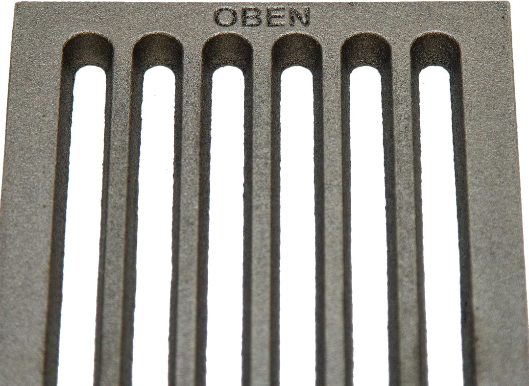 Hochwertiger Ascherost 16 x 28 cm Ofenrost Kaminrost Liegerost Tafelrost Feuerrost - Premiumqualität