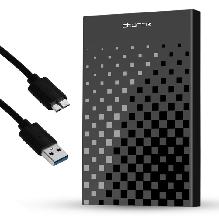 Storite Externe Festplatte, 250 GB, USB 3.0, tragbar, leicht, Plug &amp; Play, Datensicherungsspeicher f