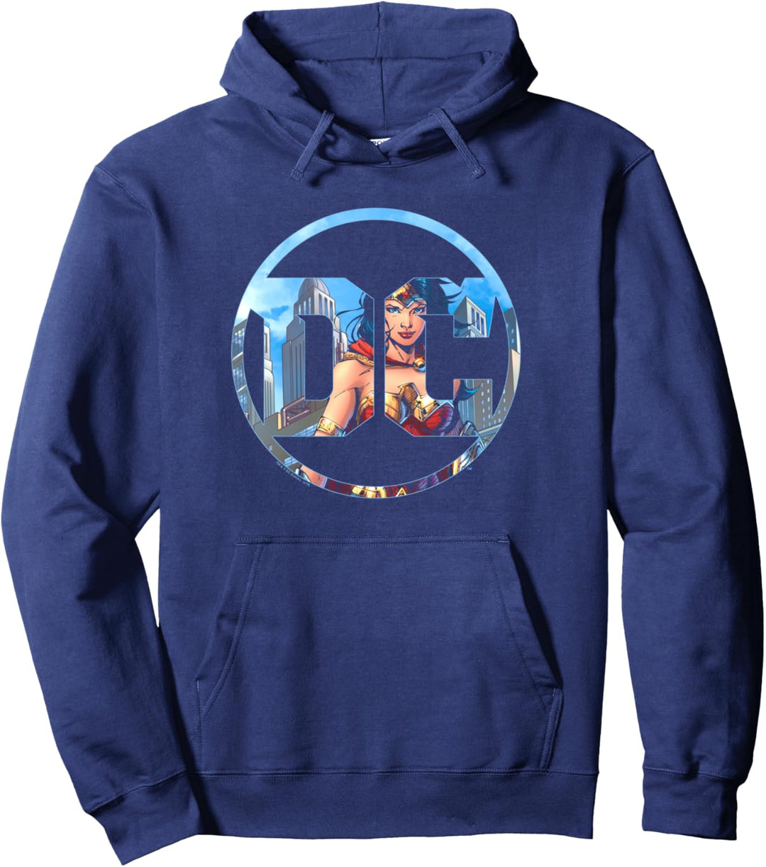 Wonder Woman DC Comics Logo Pullover Hoodie