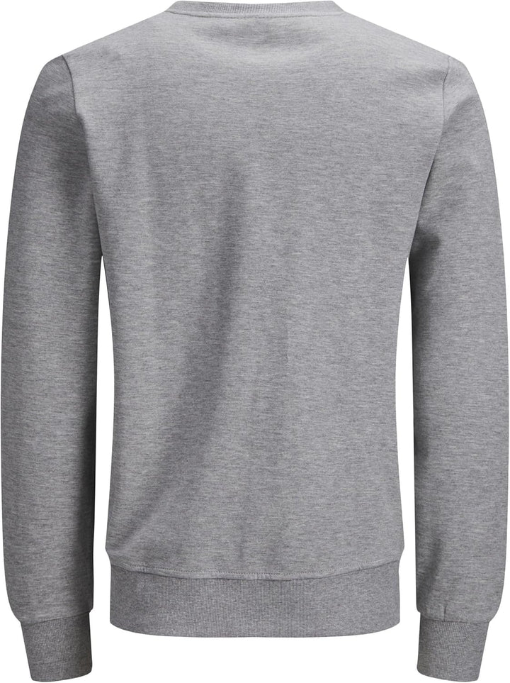 JACK & JONES Herren Jjebasic Sweat Crew Neck Noos Sweatshirt XS Light Grey Melange/Fit:reg, XS Light