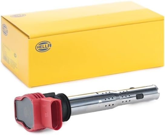 HELLA 5DA 358 000-631 Zündspule - 12V - 4-polig - inkl. Zündkerzenstecker/Kerzenschachtzündspule - g