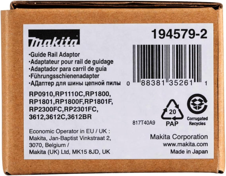 Makita Adapter für Fuehrungsschiene, 194579-2 Single