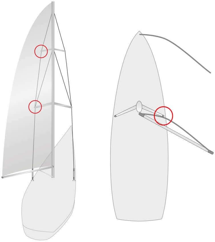 Waterline Design, Seile Salingschoner, 55 - 90 mm, 59632
