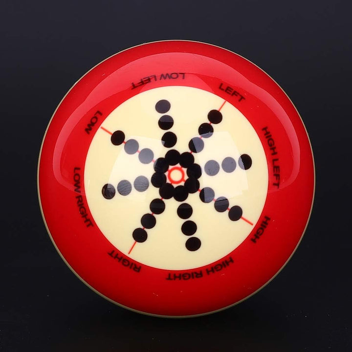 Luqeeg Tragbarer Queueball, 57mm Spielball, Billardkugel, Standard-Billardtisch, Billard-Trainings-Q