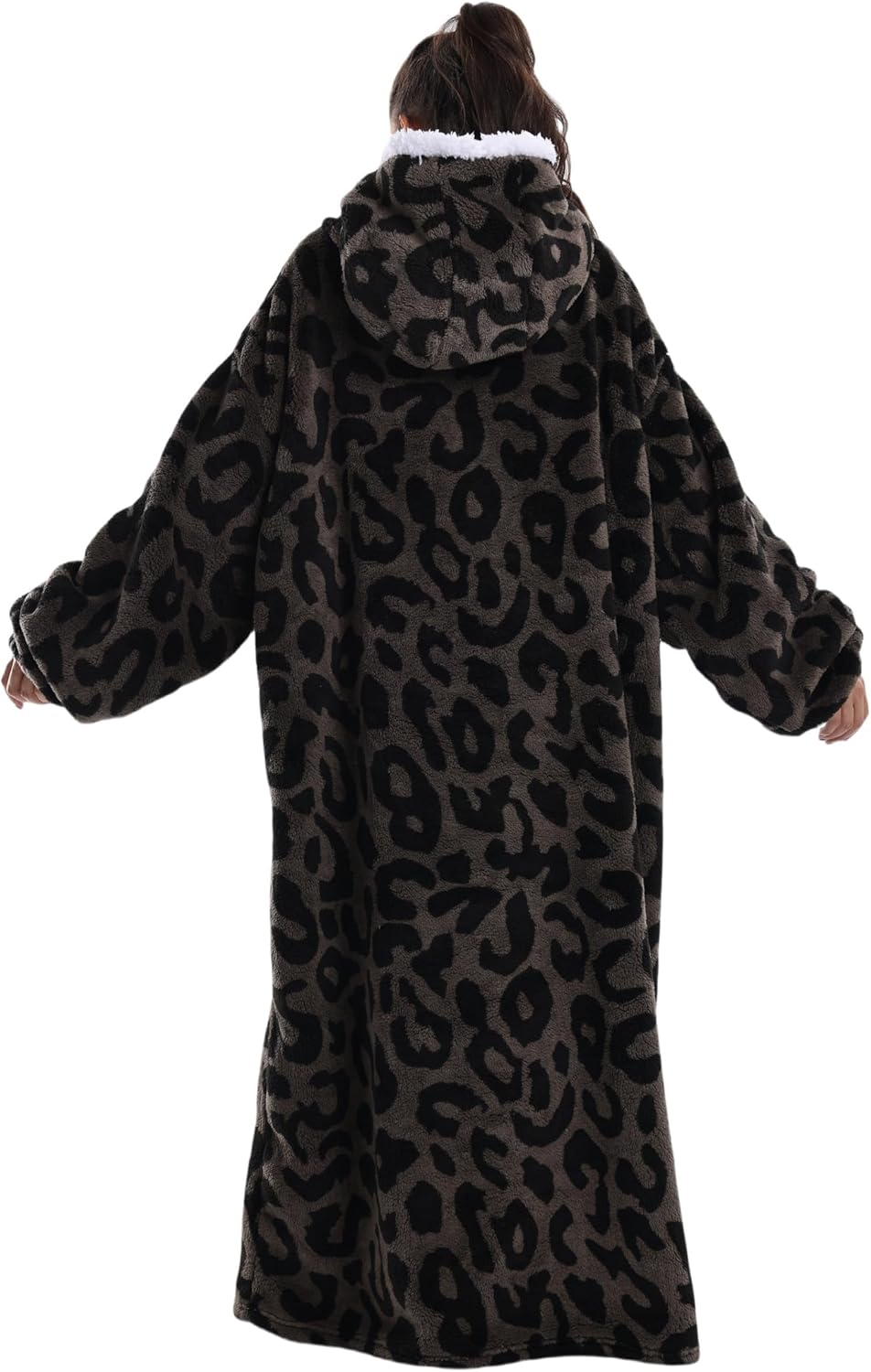 Verlängert Übergrosse Hoodie Decke,Decken Hoodie Damen mit Tasche und Kapuze,Superweiche und Warme K