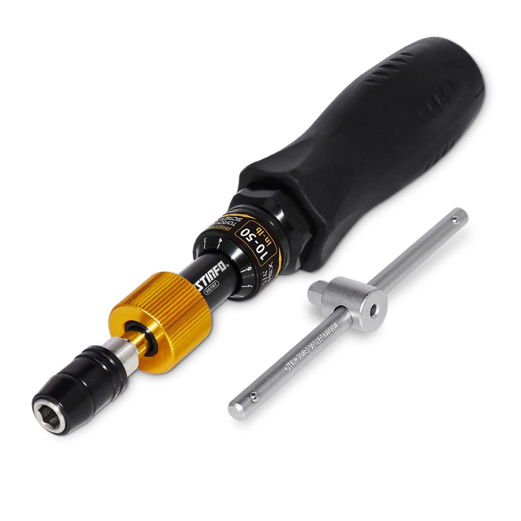 FIRSTINFO H5187 | 1/4 Zoll | 10-50in-lb | Drehmomentschraubendreher | mit Rapidaptor Schnellwechself