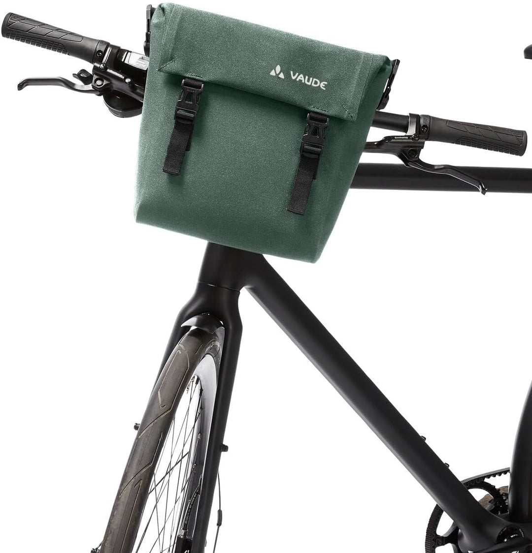 VAUDE Augsburg IV S Lenkertasche, wasserdicht – Agave | Lenkertasche für das Fahrrad mit KLICKfix-S
