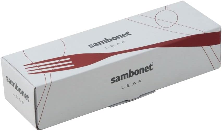 Sambonet Leaf 52163-G6 18/10 Stainless Steel Crockery Set for 6 People, 30 Pieces: 6 Forks, 6 Spoons