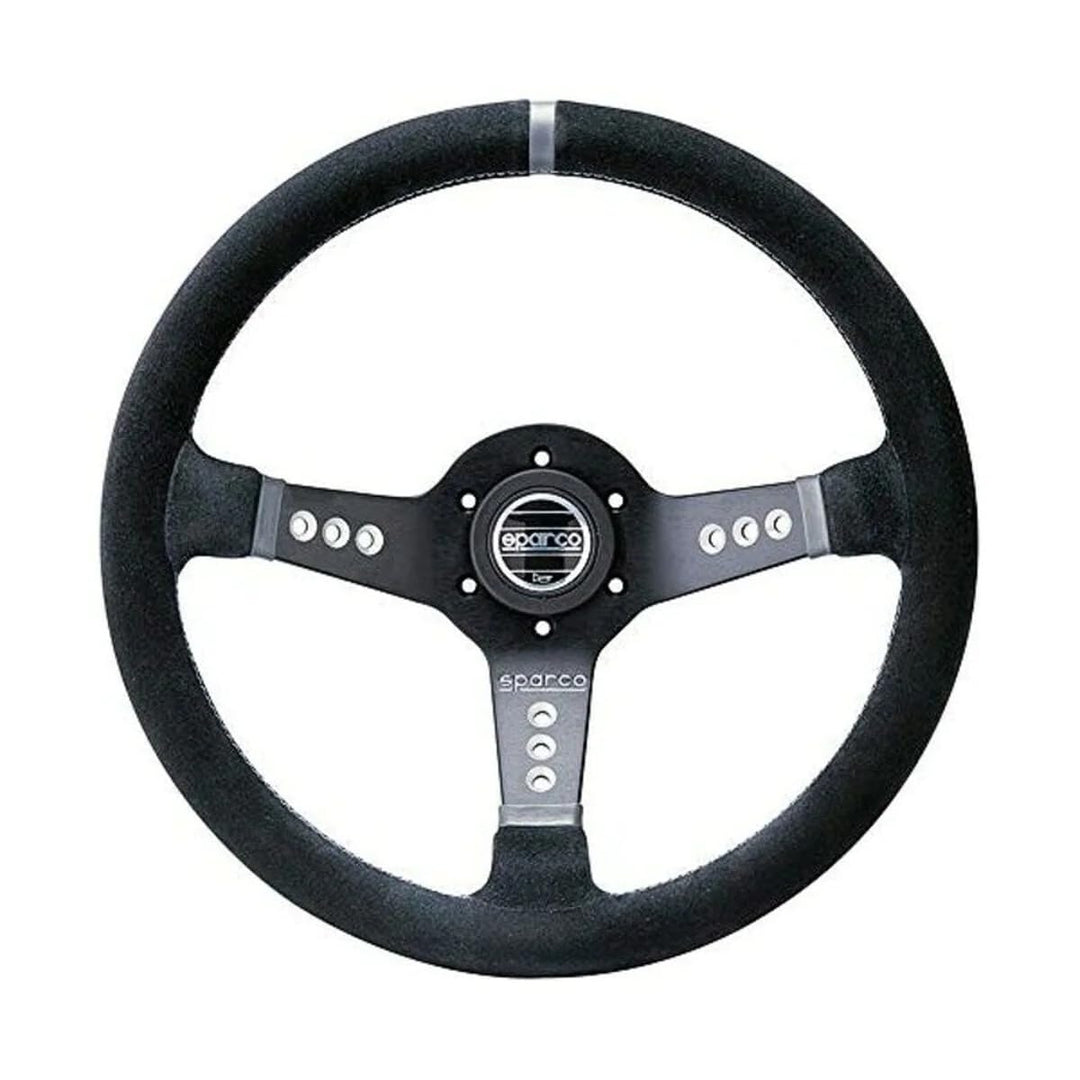 Sparco 015L800SC L777 Piuma Lenkrad, Schwarz SCHWARZ/GRAU Wildleder, SCHWARZ/GRAU Wildleder