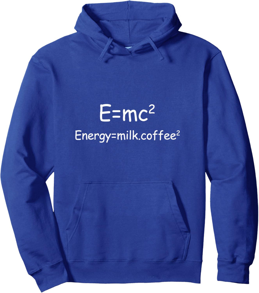 Energie, Milch und Kaffee, für Wissenschaftler und Kaffee. Pullover Hoodie
