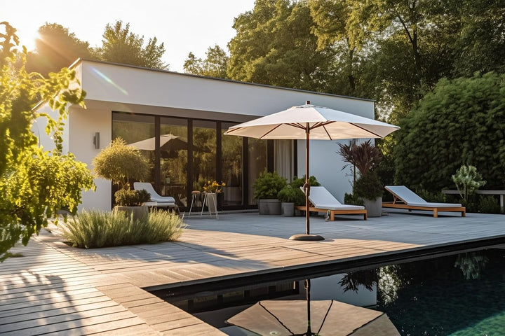 KHP Professional Premium Schutzhülle für Sonnenschirm aus extra stabilem Stoff in 5 Längen | Extrem