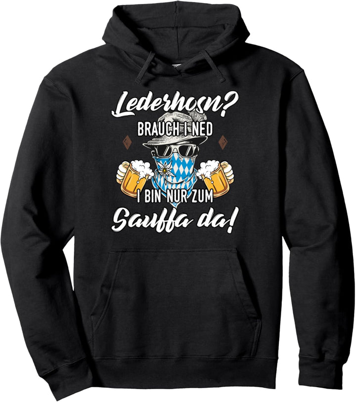 Trachtenshirt Herren Lederhose Passend für Oktoberfest Pullover Hoodie