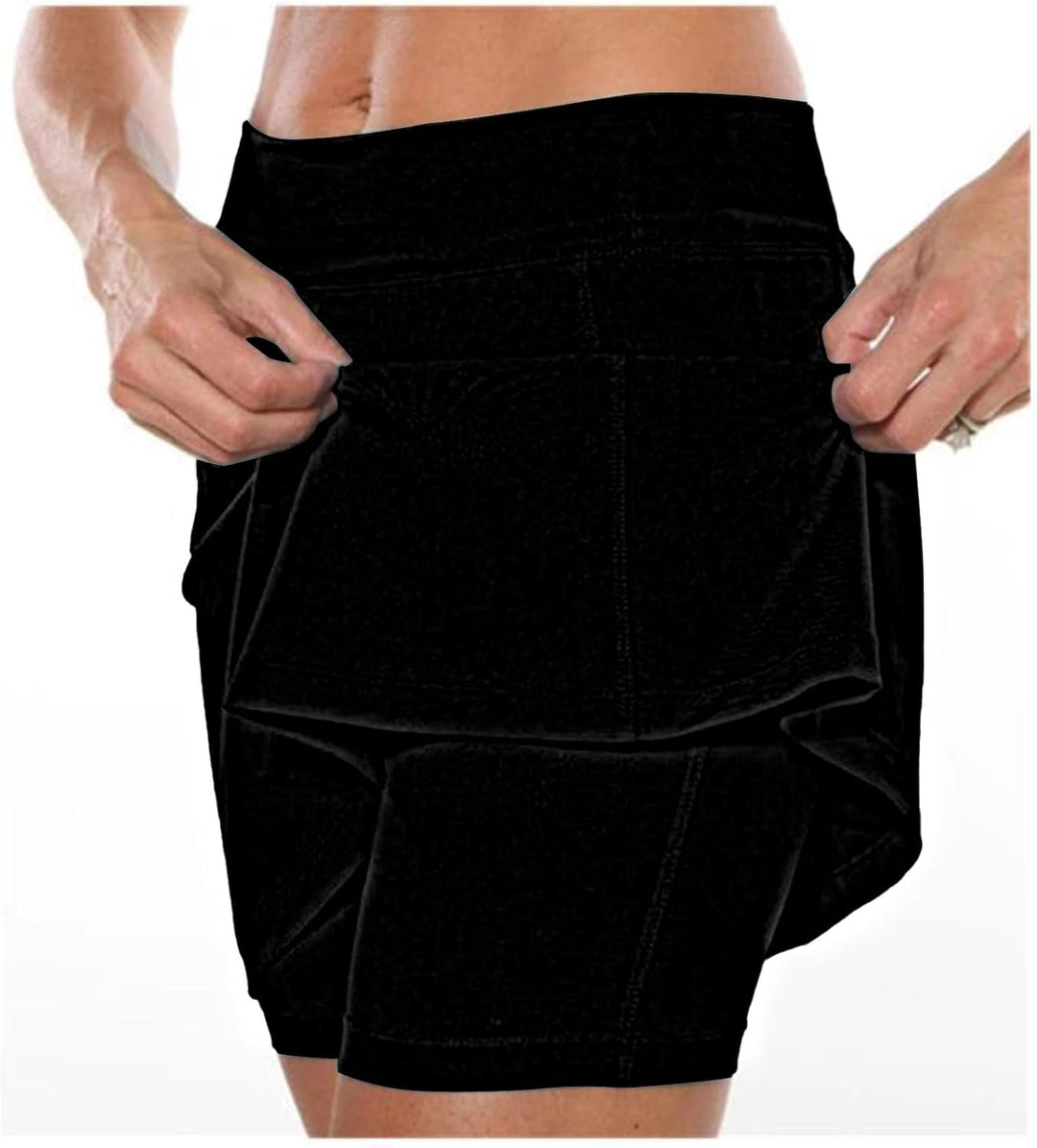 Yowablo sportrock mit Hose wanderrock Damen mit innenhose Rock mit Hose drunter Tennisrock Damen mit