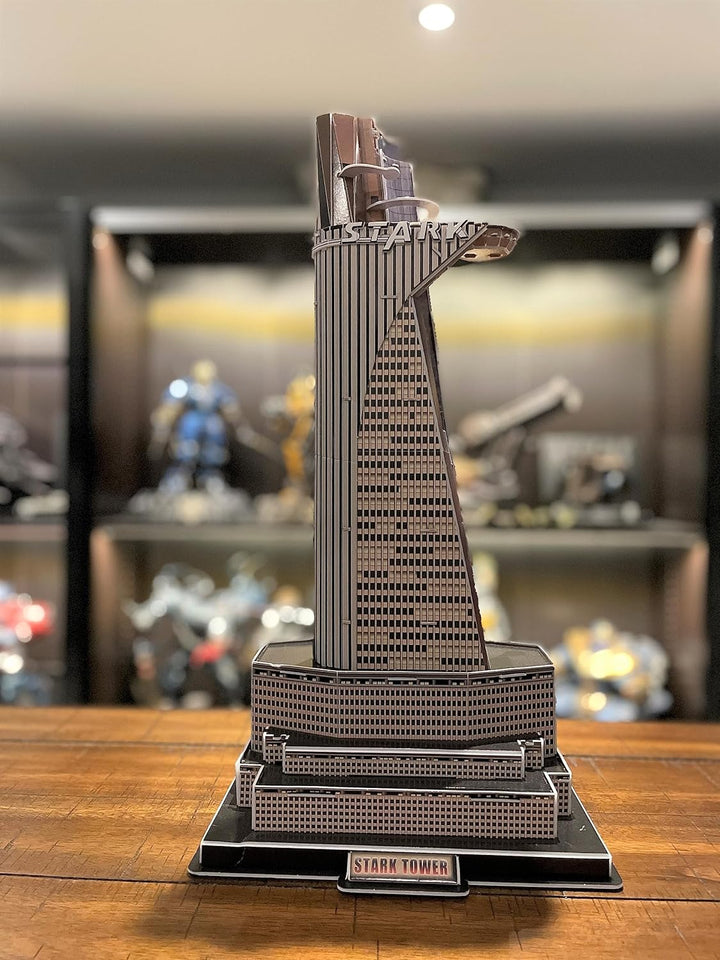 University Games 5056015085520 Marvel Studios: Stark Tower 3D-Puzzle