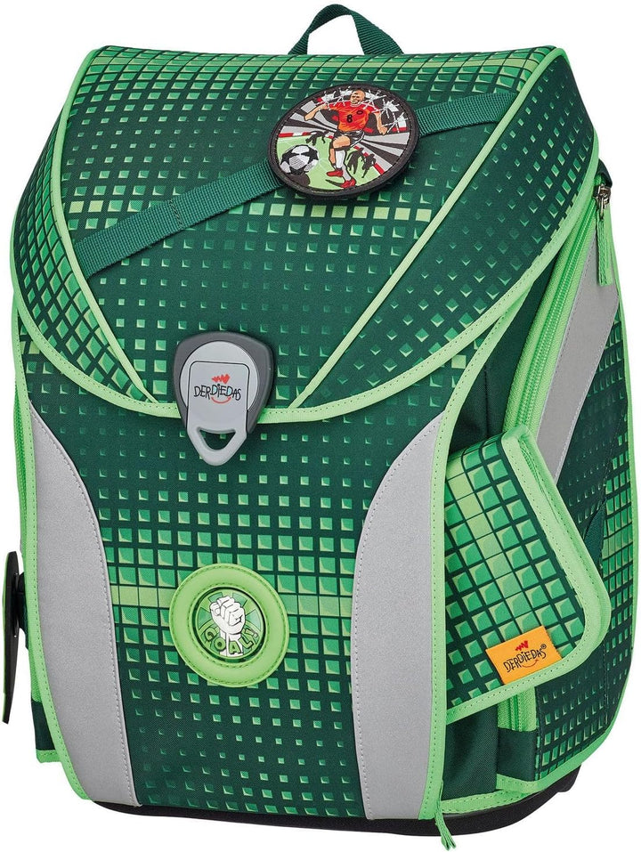 DerDieDas ErgoFlex Max - Schulranzen Set 5tlg. 950 g Grün, Grün