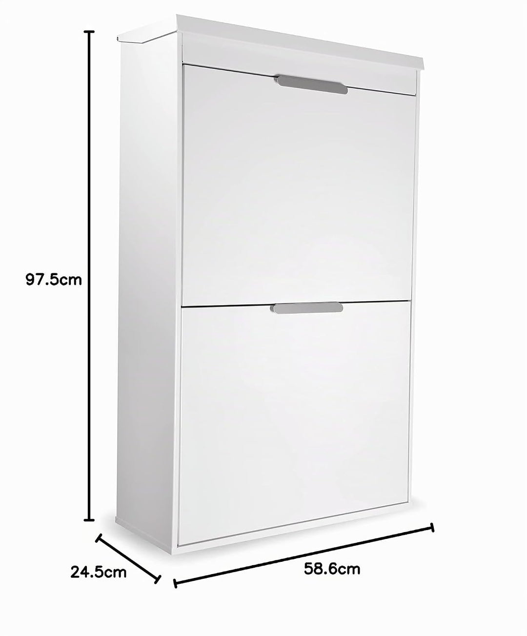 ARREGUI Ecoclas Plus CR621-E Recycling Abfalleimer/Mülleimer aus Stahl mit Aufbewahrungsbox mit Deck