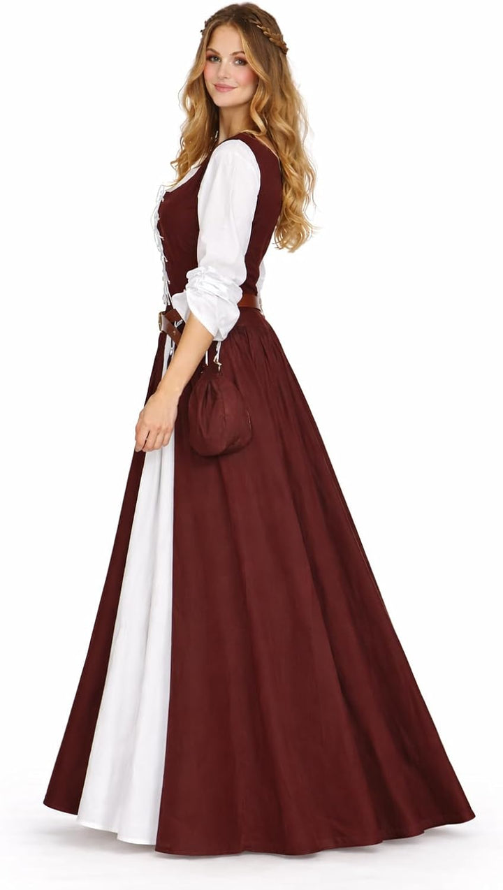 MAYLYNN 14261 - Mittelalter Kostüm Magd Celia - 100% Baumwolle, L