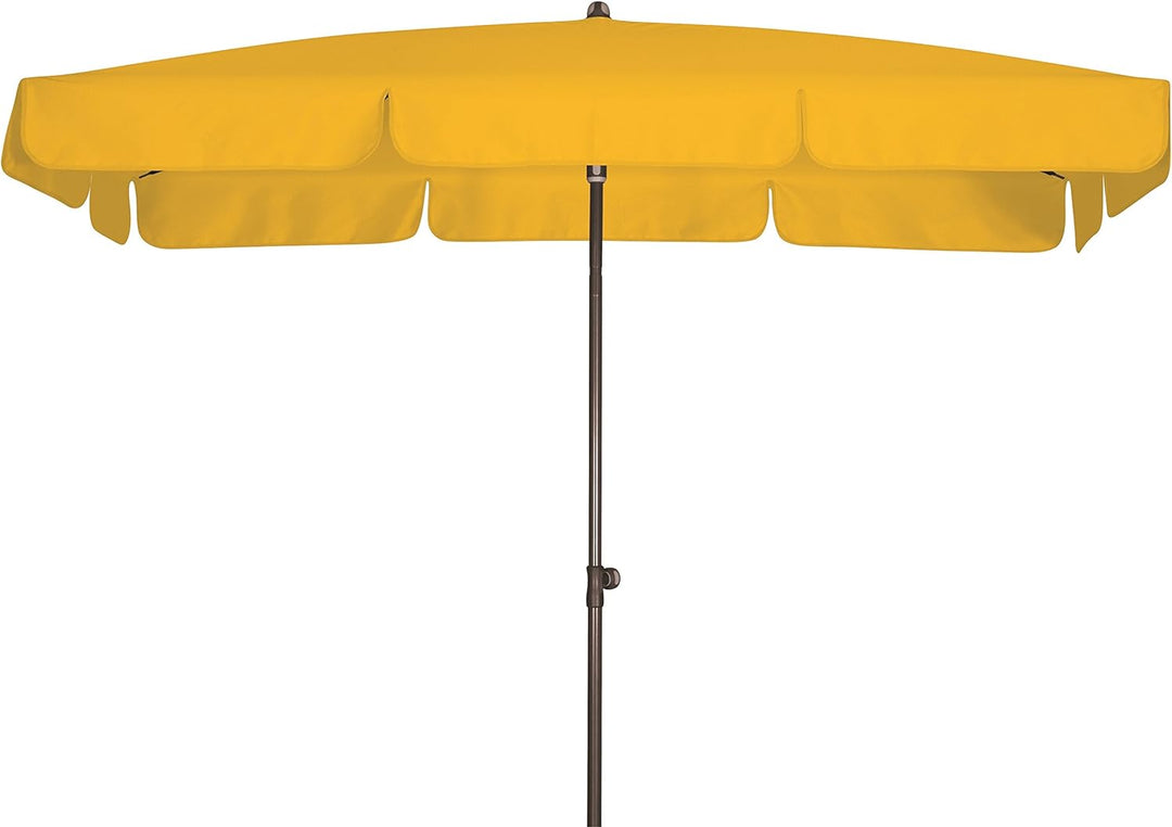 Doppler Absolut wasserdichter Gartenschirm Waterproof 185x120 UV-Schutz 80, Farbe gelb