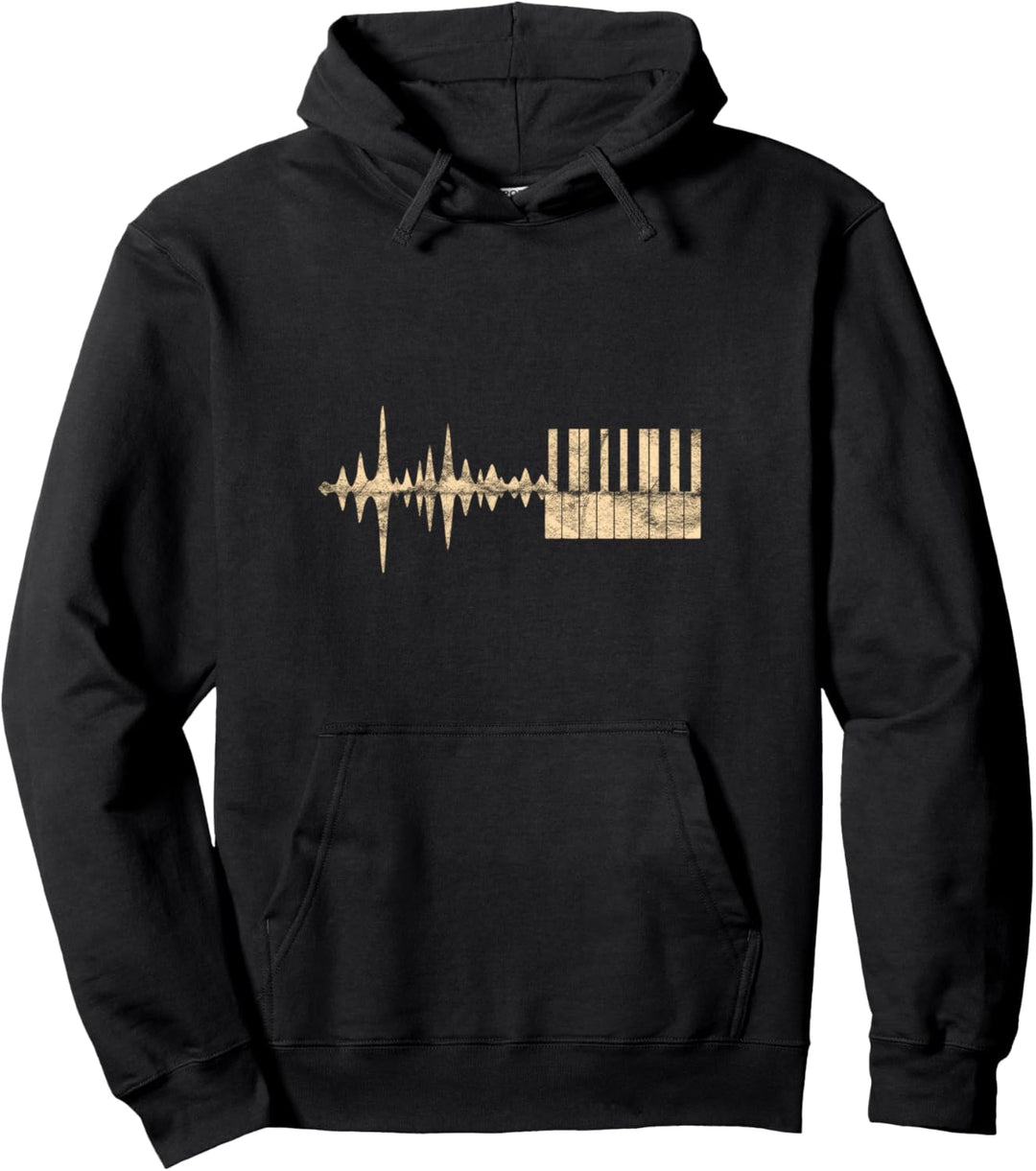 Musik Theorie Klavier Piano Noten Tonleiter Vintage Pullover Hoodie