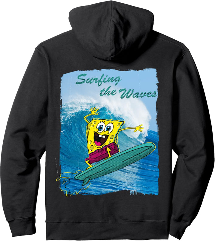 SpongeBob Schwammkopf SpongeBob Surfen Pullover Hoodie