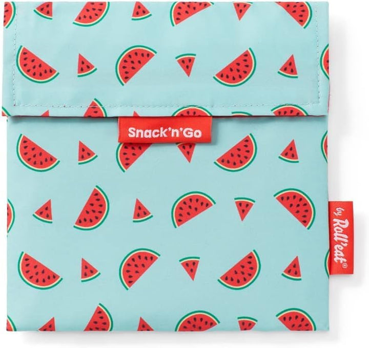 Roll'eat ® | Pack mit 2 Snackbeuteln | Sandwichbeutel mit wiederverwendbarer Verpackung, ökologische